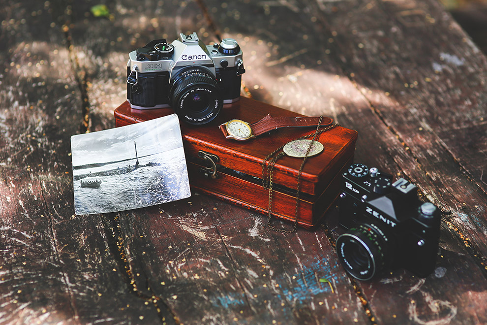 Old suitcases